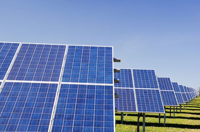 Solar panels, one key component of green technology, harness renewable energy from the sun to generate electricity, significantly reducing reliance on fossil fuels and lowering carbon emissions.
