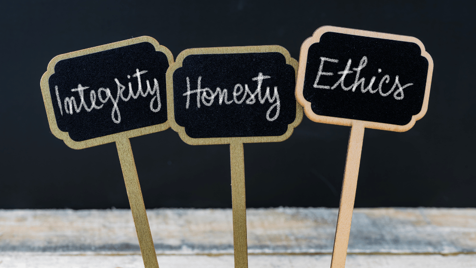 Integrity, honesty, and ethics are foundational values that combat publication bias, fostering transparency and trustworthiness in scientific research.