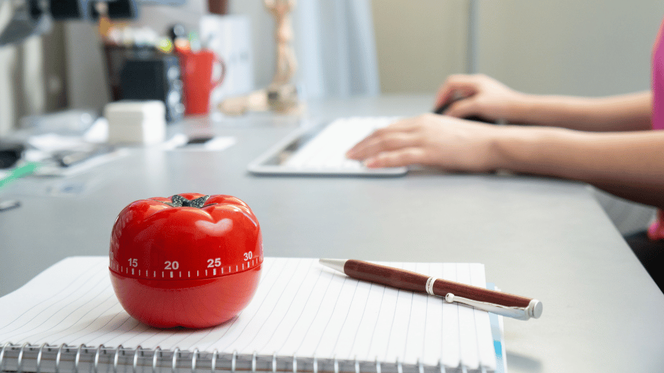 Pomodoro Study Technique (Tomato-Shaped Timer)